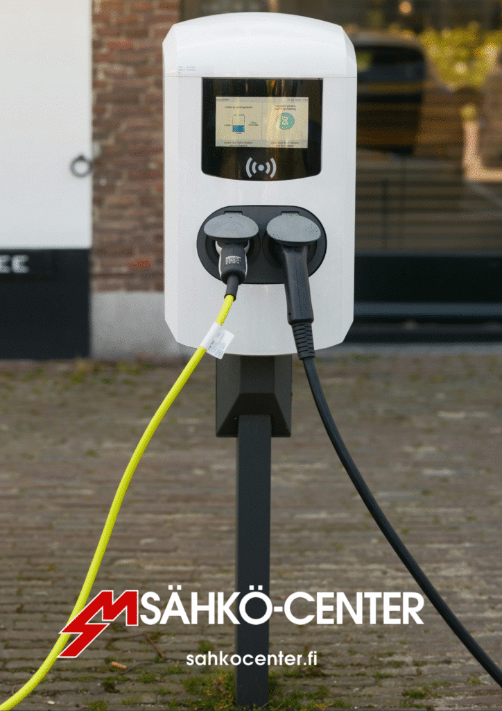 Sähköautojen lataustolppien asennus Turku